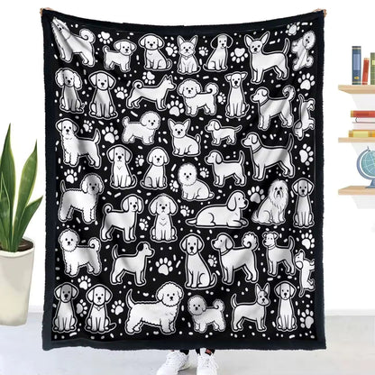 Halloween Coloring Blanket with 24 Washable Markers