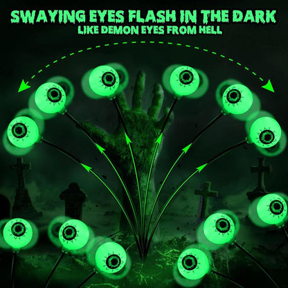 Solar Halloween Eyeball Lights – 2 Pack