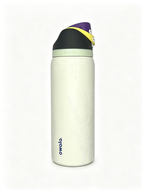 Glow-in-the-Dark Skeleton Insulated Water Bottle – 24 oz