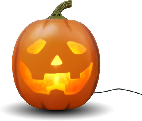 12-Inch Animated Talking Pumpkin with Motion Sensor, Projector and Speaker