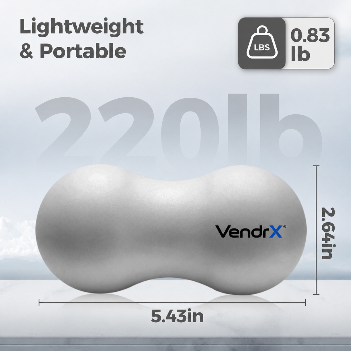 Peanut Massage Ball – Deep Tissue Muscle Roller