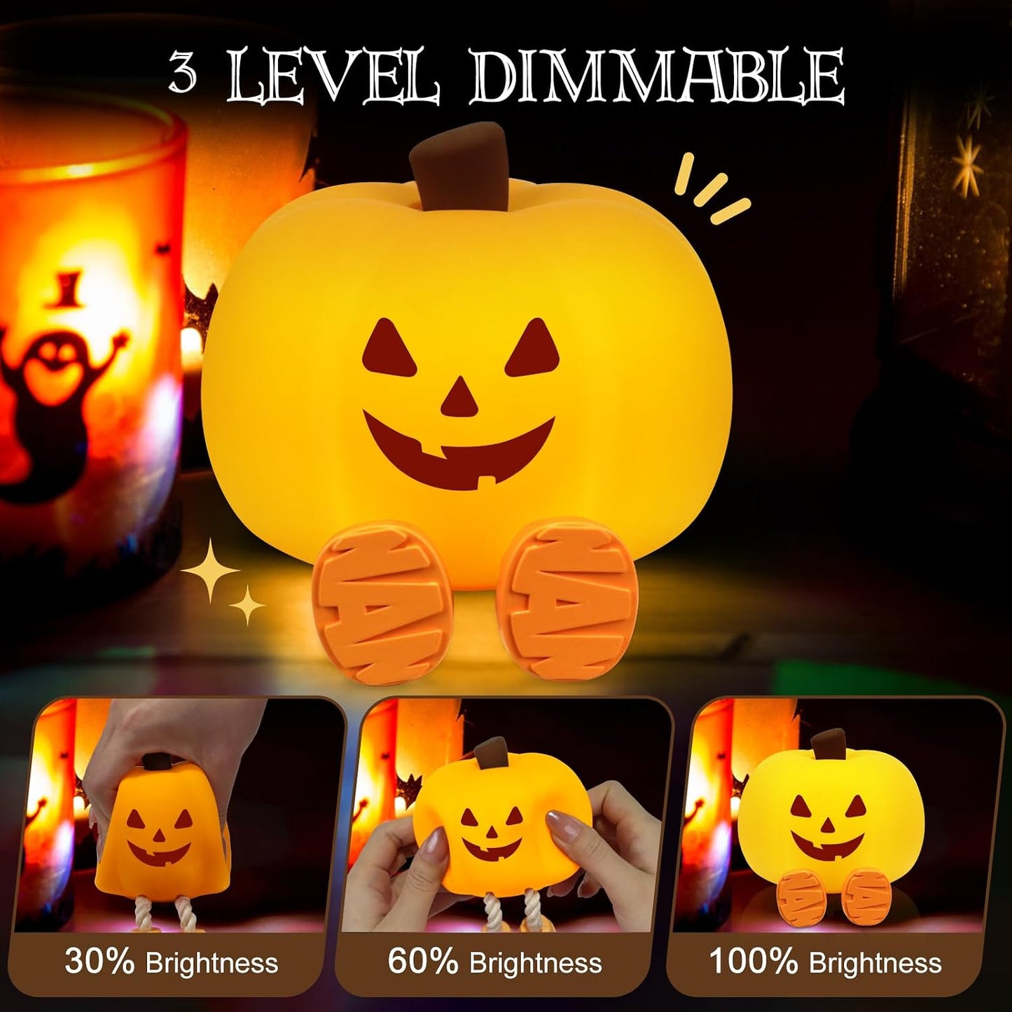 Halloween Pumpkin Night Light