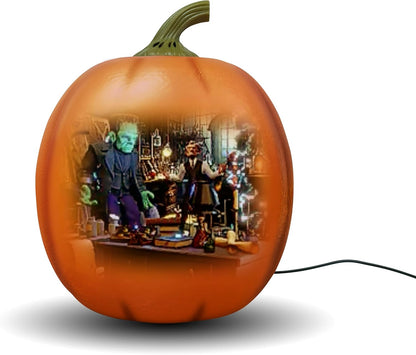 12-Inch Animated Talking Pumpkin with Motion Sensor, Projector and Speaker