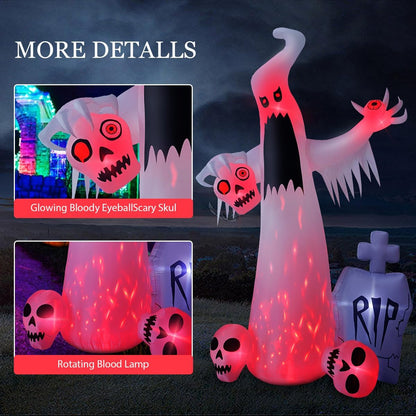 12FT Giant Halloween Ghost Inflatable