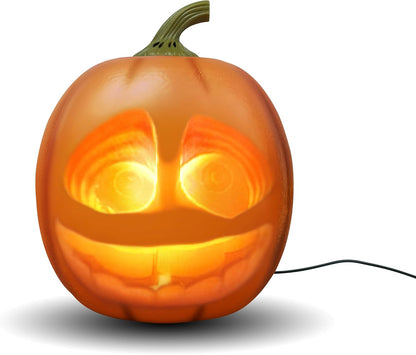 12-Inch Animated Talking Pumpkin with Motion Sensor, Projector and Speaker