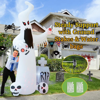 12FT Giant Halloween Ghost Inflatable