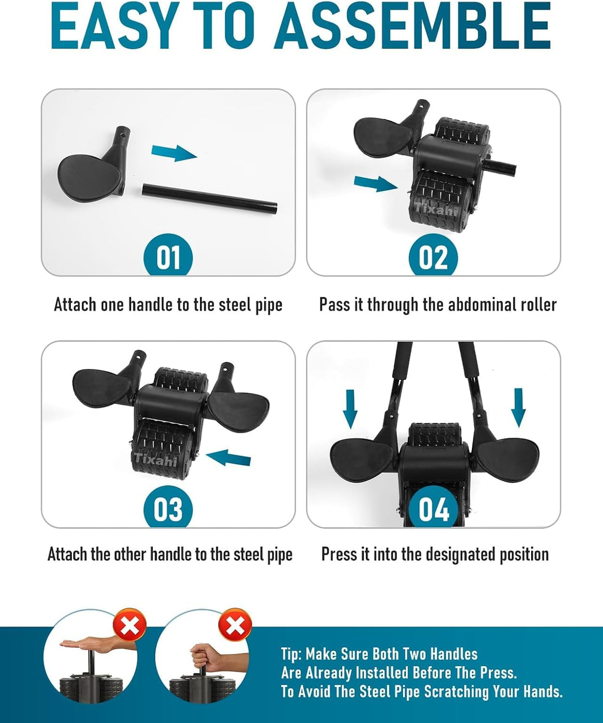 2026 Automatic Rebound Ab Roller Wheel