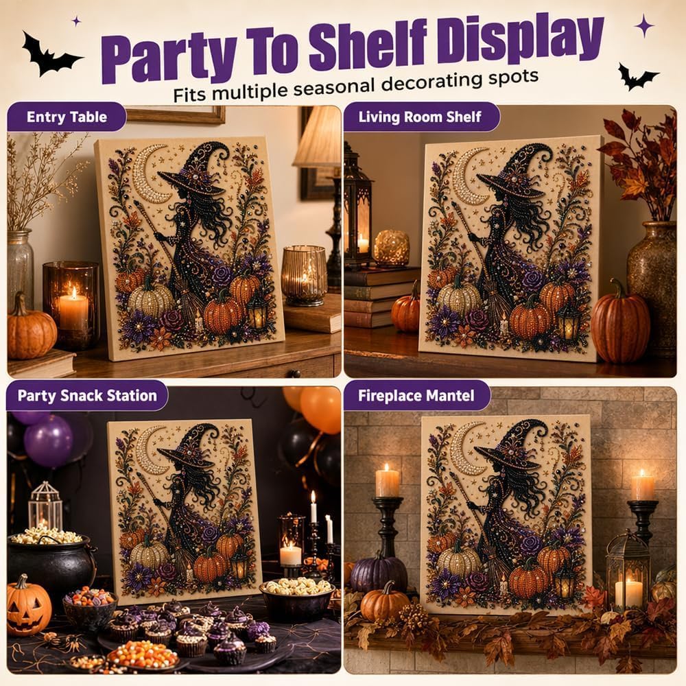 Halloween 3D Pearl Diamond Painting DIY Kit