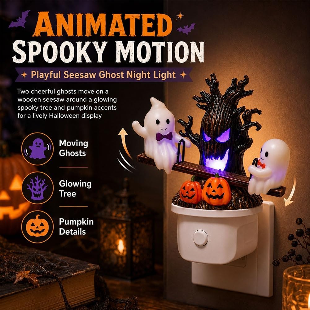 Animated Ghost Night Light