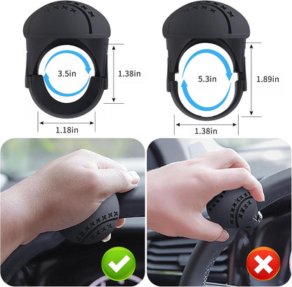 Omini™ 360° Steering Wheel Power Knob – Universal Anti-Slip Driving Spinner