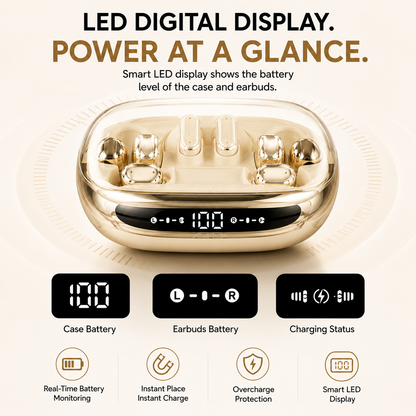 Ultra 6-in-1 Bluetooth Earphones & Integrated Power Bank