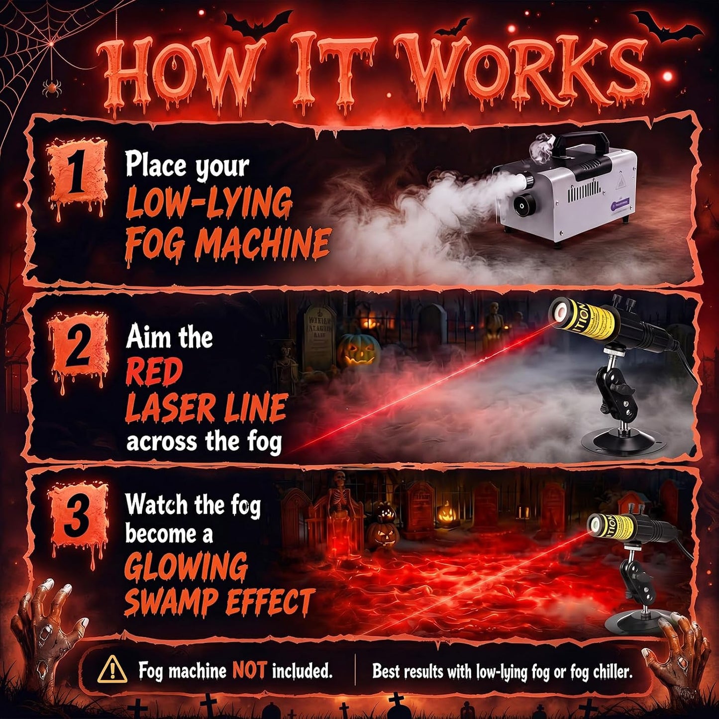 Halloween Fog Laser Light