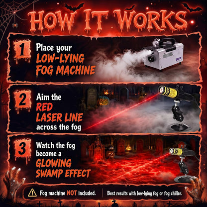 Halloween Fog Laser Light