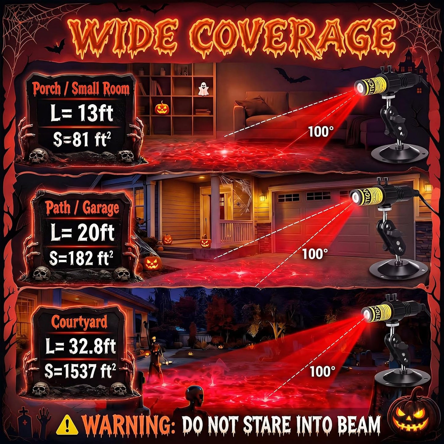 Halloween Fog Laser Light