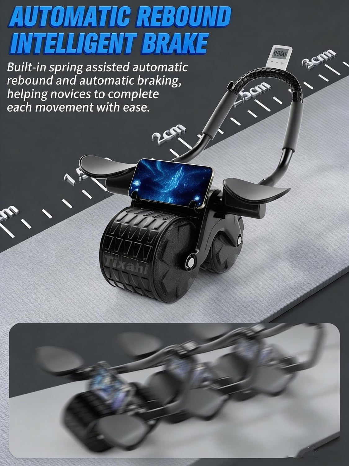 2026 Automatic Rebound Ab Roller Wheel