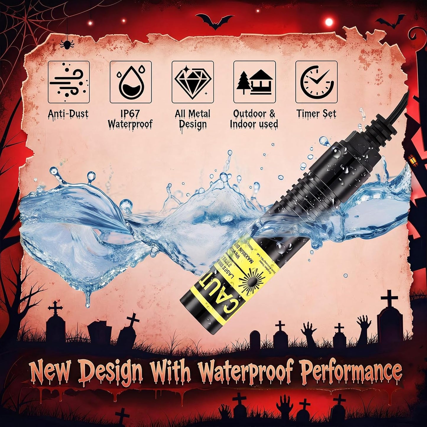 Halloween Fog Laser Light