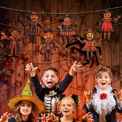 Vintage Halloween Pumpkin Garland