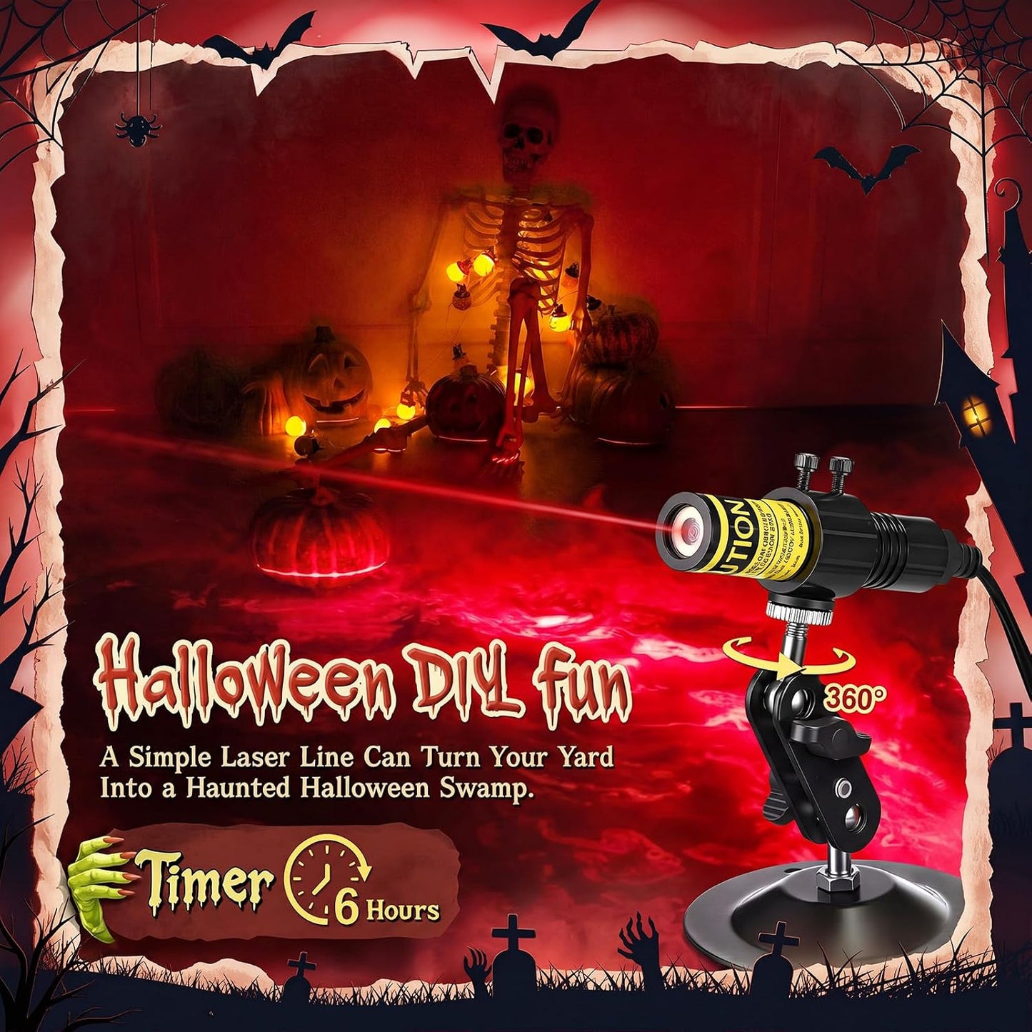 Halloween Fog Laser Light