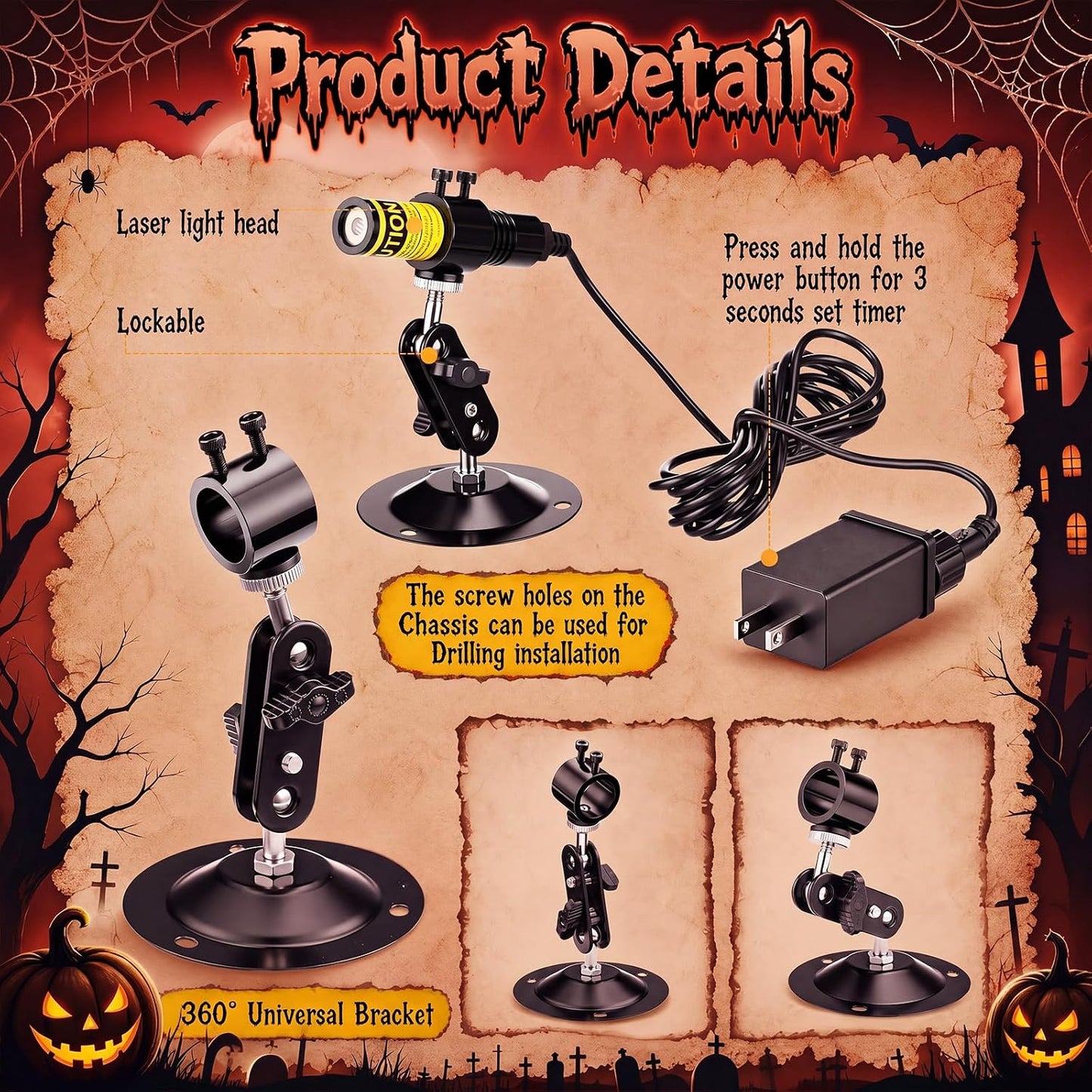Halloween Fog Laser Light