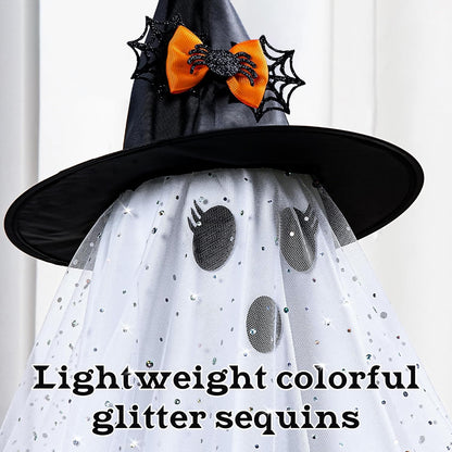 2-Pack 23.6-Inch Lighted Halloween Ghost Decorations with Remote Control