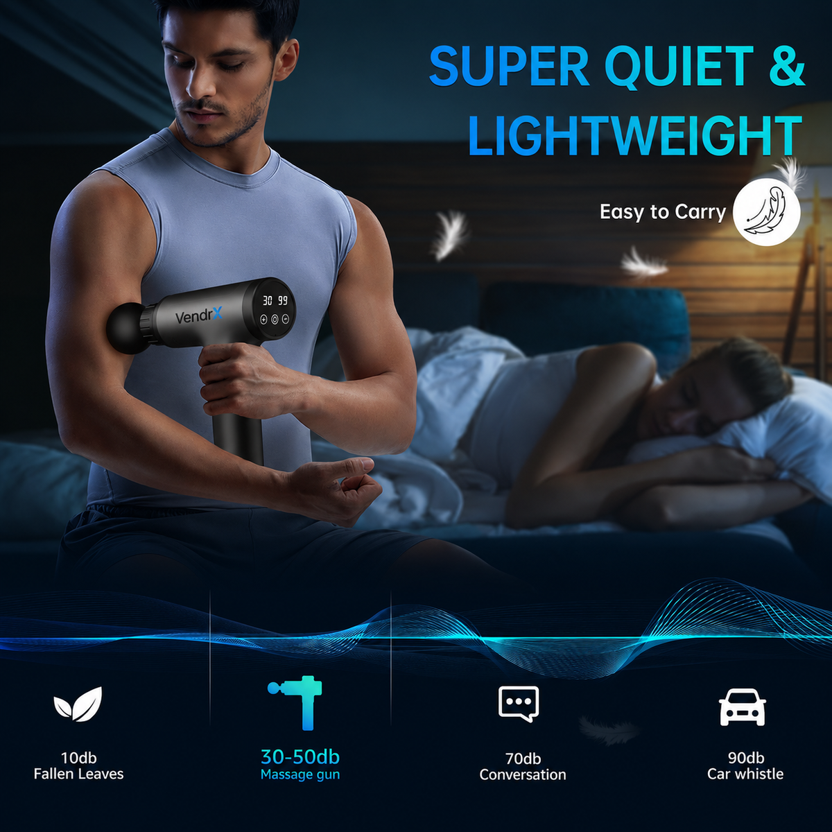 VendrX™ X6 - Deep Tissue Massage Gun