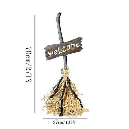 Dancing Witch Broom Decoration