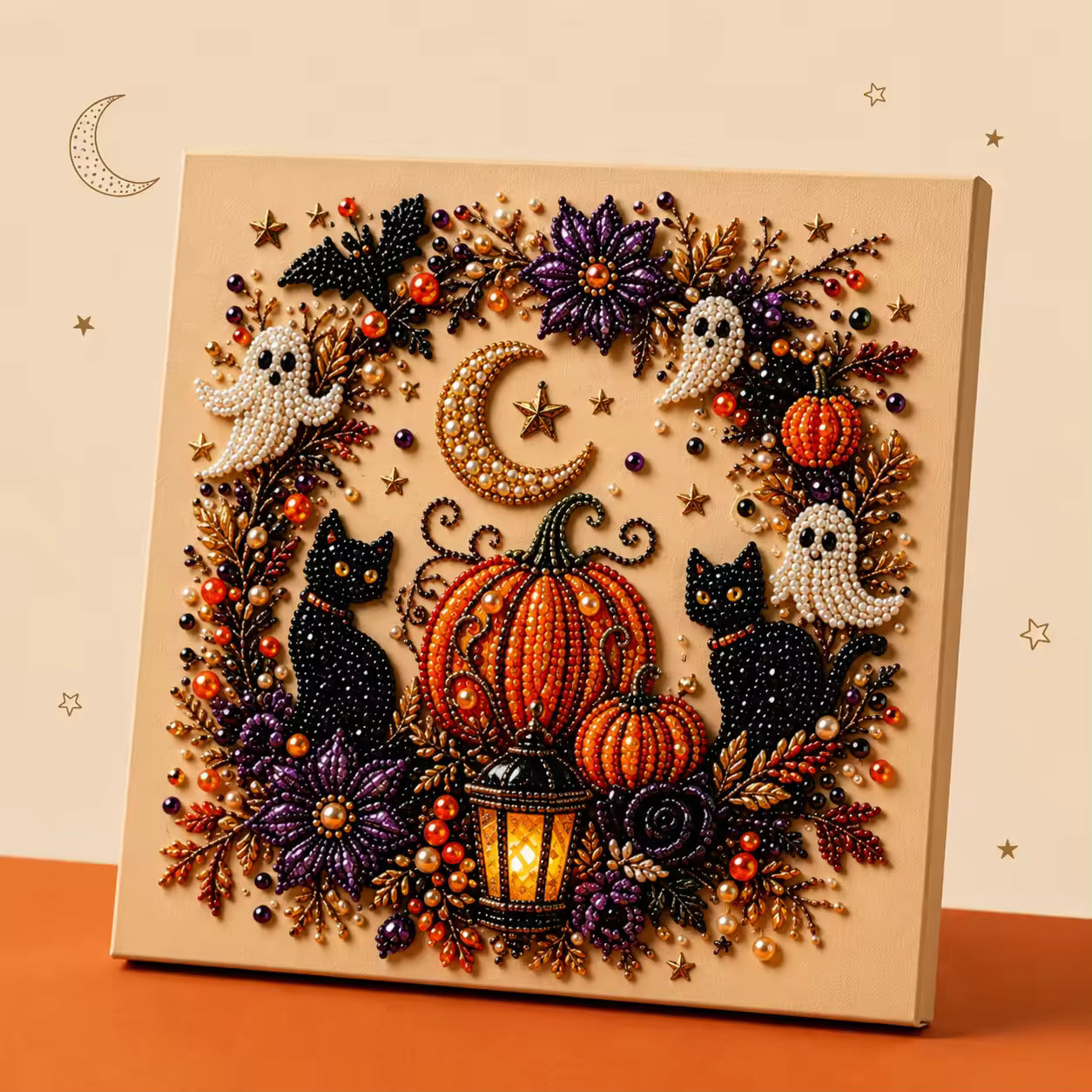 Halloween 3D Pearl Diamond Painting DIY Kit