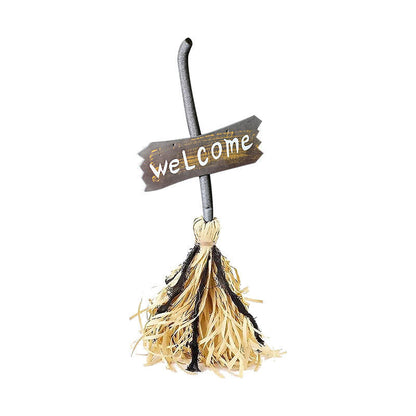 Dancing Witch Broom Decoration