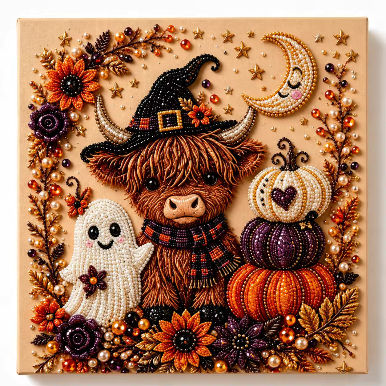 Halloween 3D Pearl Diamond Painting DIY Kit