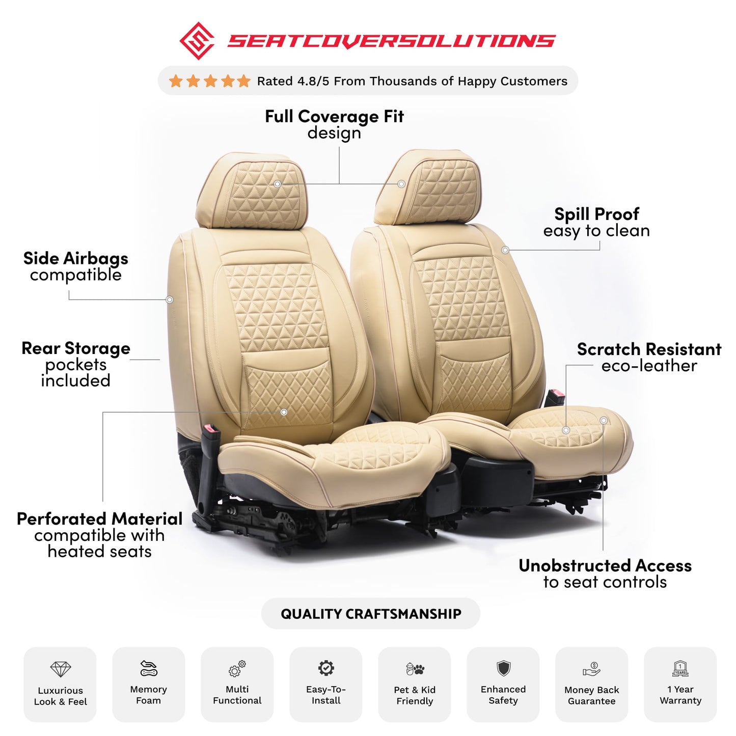 Luxury Seat Covers Kit