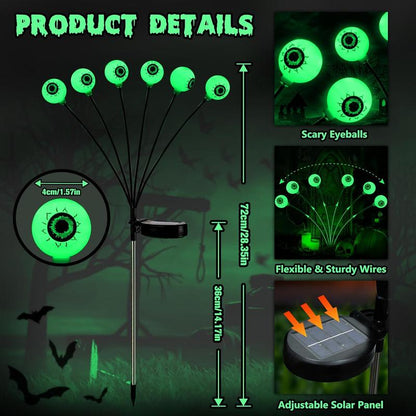 Solar Halloween Eyeball Lights – 2 Pack