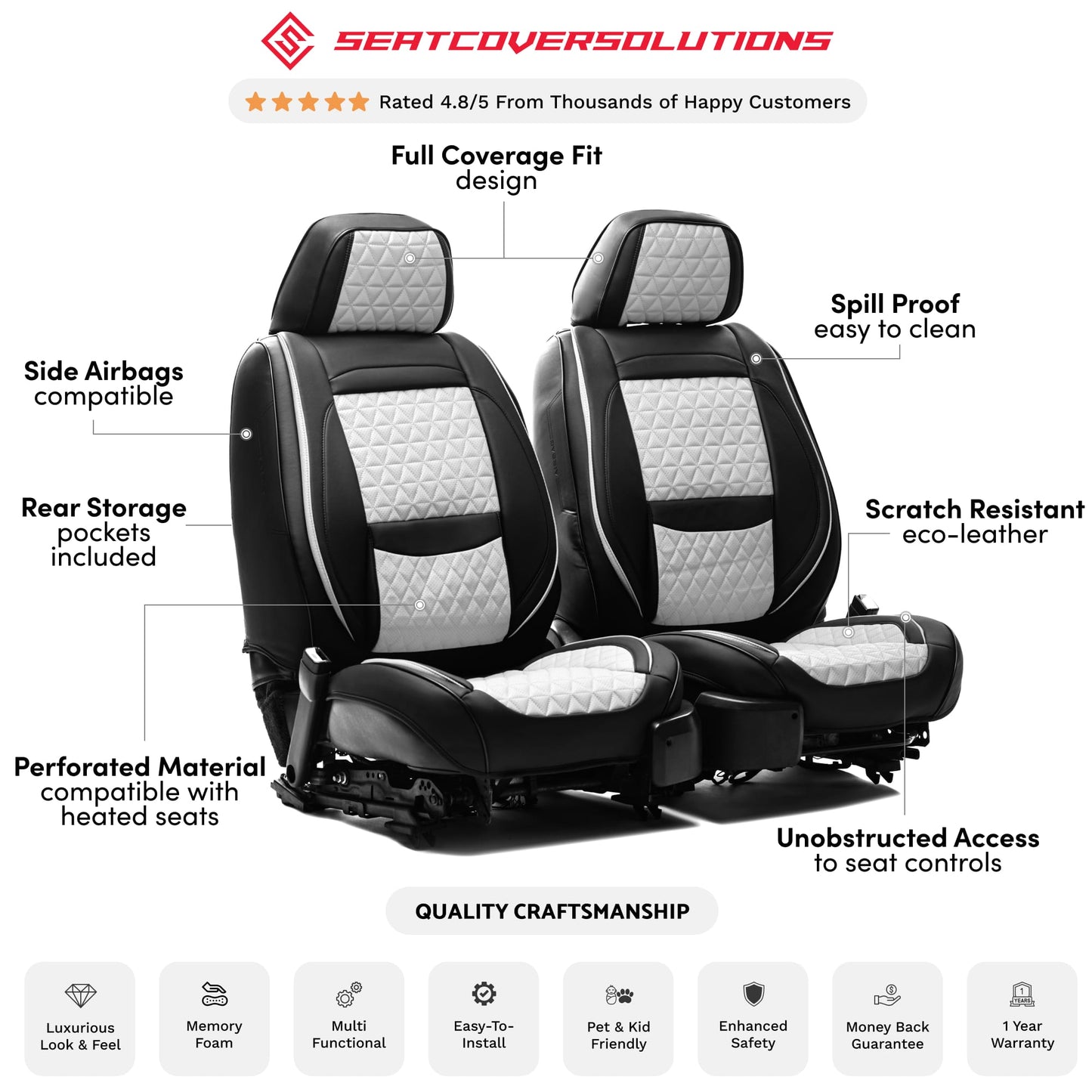 Luxury Seat Covers Kit